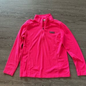 Vineyard Vines Pink Textured Pullover